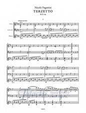 Terzetto M.S.69 (violin, cello and guitar)